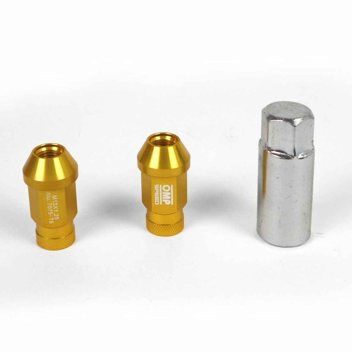 Set Nuts OMP 7075 Yellow 20 uds M14 x 1,25-0
