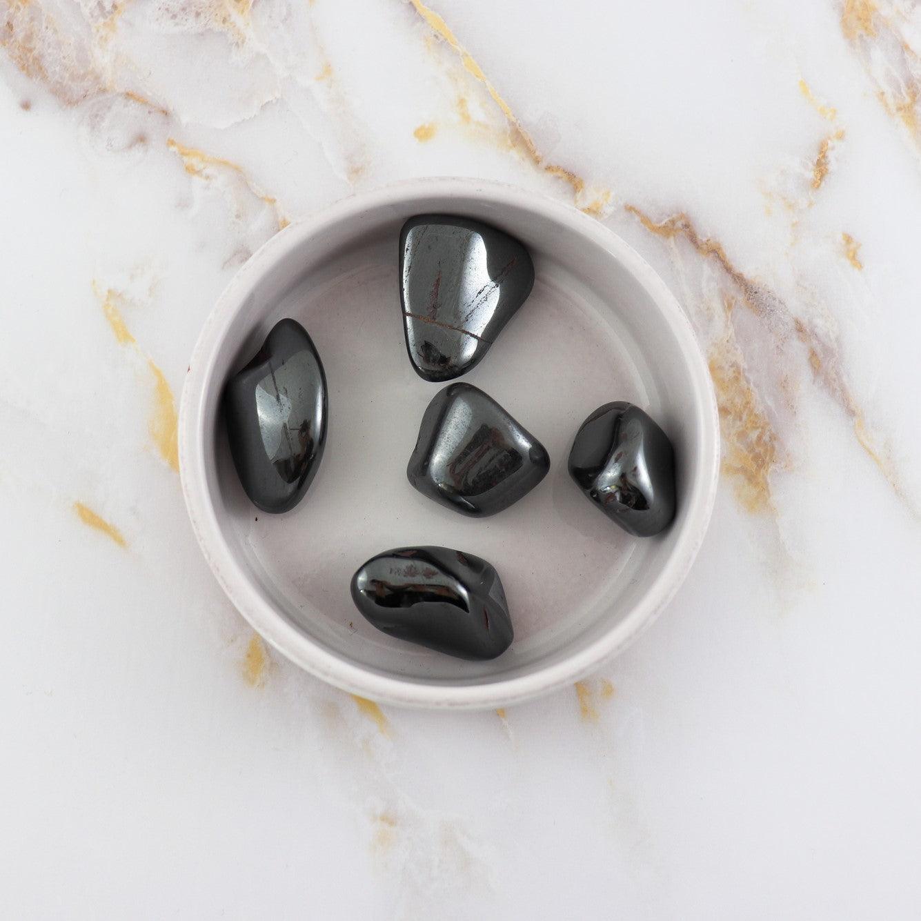 Hematite tumbled stone-0