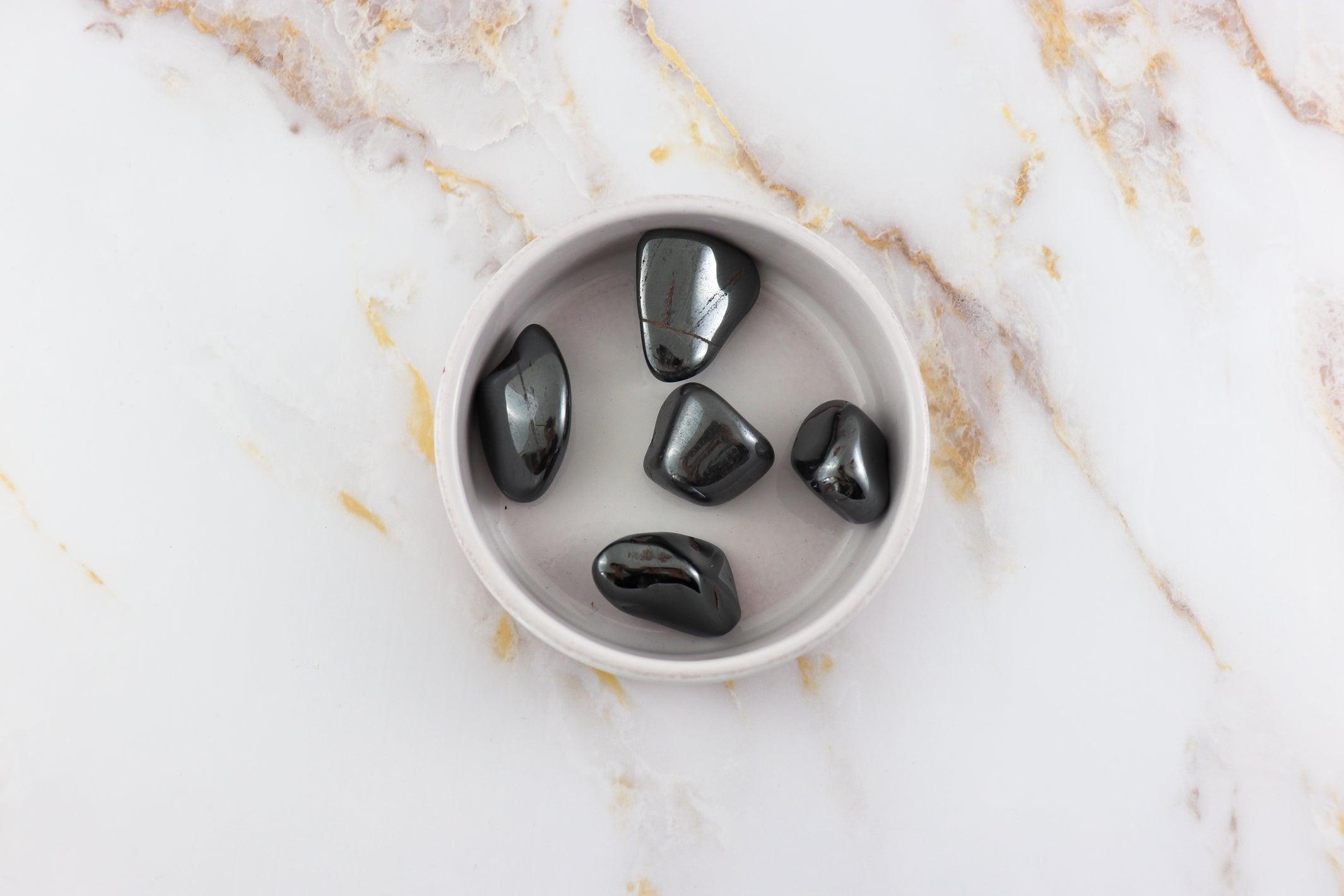 Hematite tumbled stone-2