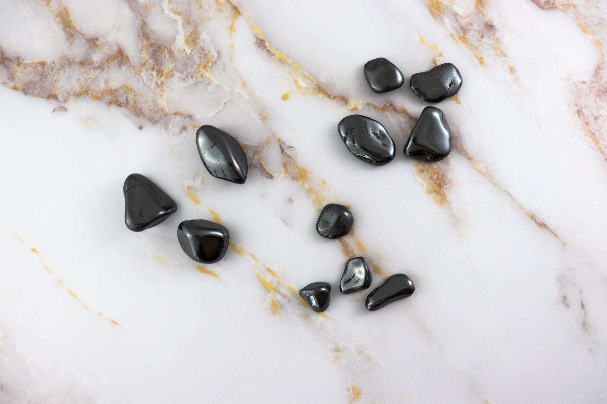 Hematite tumbled stone-1